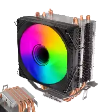 LOVINGCOOL T90 RGB CPU COOLER, 4 HEAT PIPES